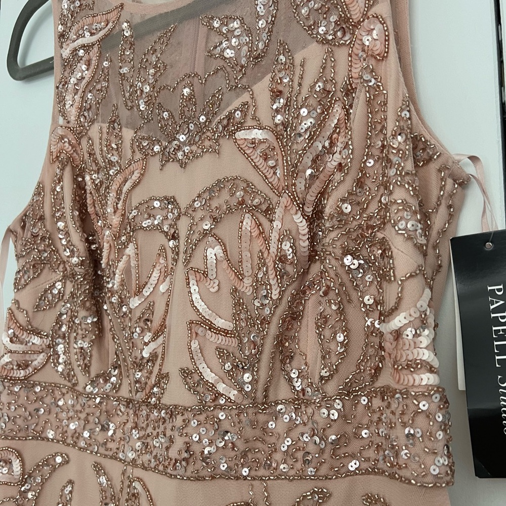 Adrianna Papell Column Gown - Picture 6 of 9